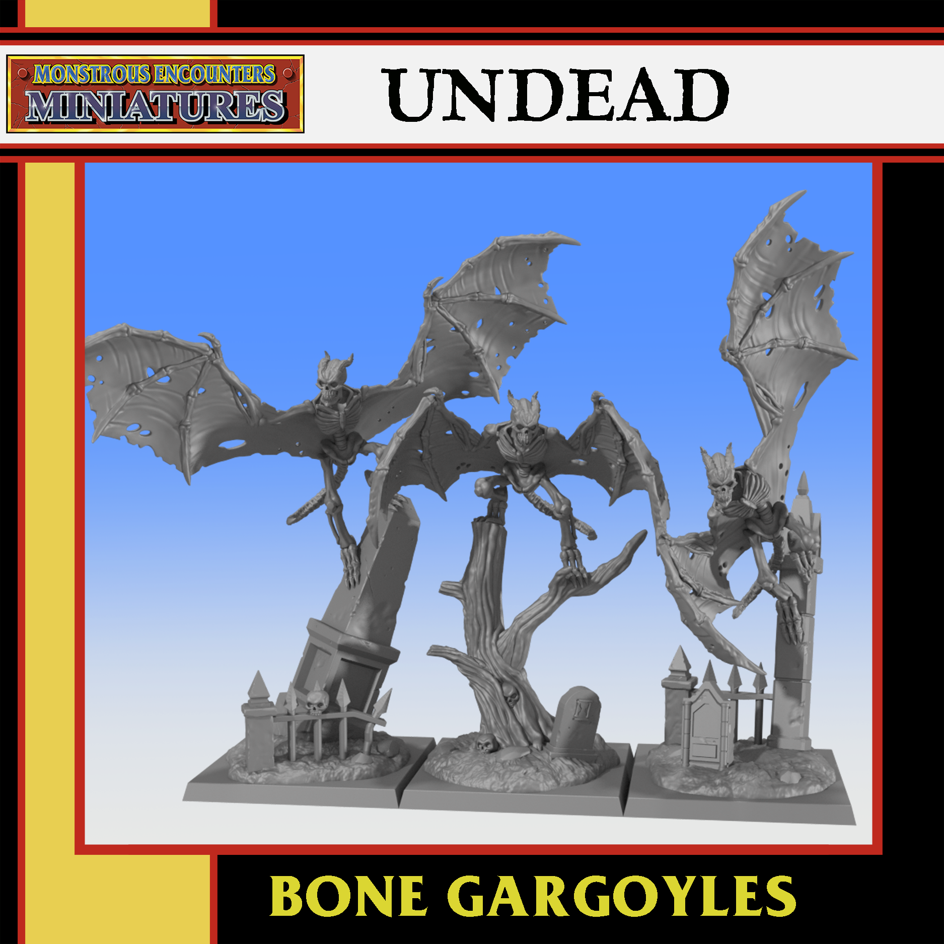 UNDEAD: Bone Gargoyles Unit (Proxy Unit)